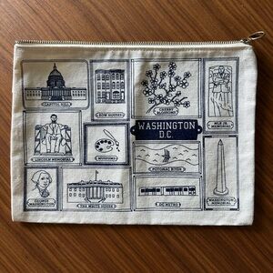 Washington D.C. Illustrated Pouch